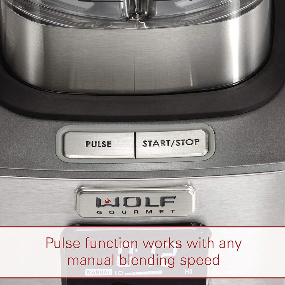 WOLF Gourmet High-Performance Blender - Factory serviced with 1 year warranty - WGBL100S