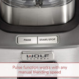 WOLF Gourmet High-Performance Blender - Factory serviced with 1 year warranty - WGBL100S