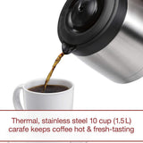 WOLF Gourmet Programmable Coffee Maker System - Factory serviced with 1 year warranty - WGCM100S