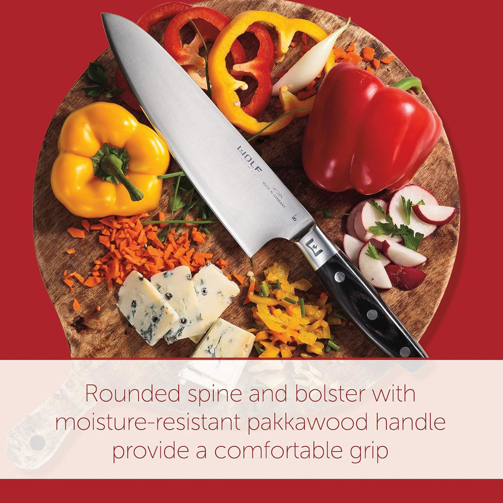 Wolf Gourmet WGCU100S 7 Piece Cutlery Knife Set- Blemished Package with Full Warranty