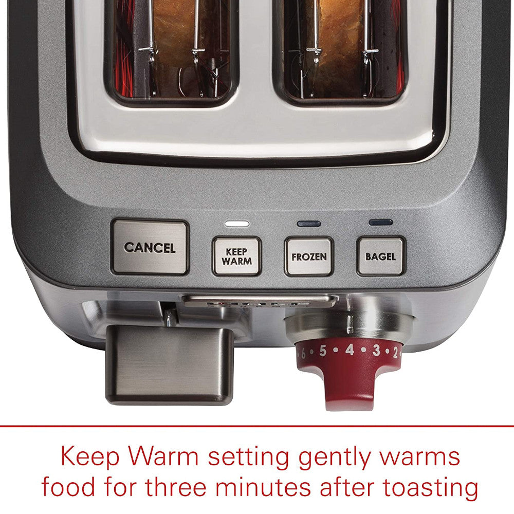WOLF Gourmet 2 Slice Toaster - Factory serviced with 1 year warranty - WGTR102S