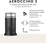 Nespresso Vertuo Next Coffee & Espresso Machine with Aeroccino3 Milk Frother – Chrome (ENV120CAE)