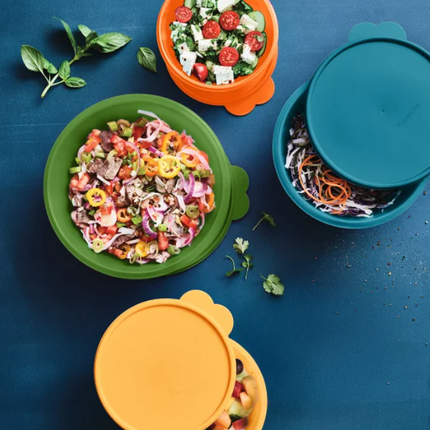 Tupperware , Wonderlier Collection Food Storage Containers, 8-pieces , Multi-colored