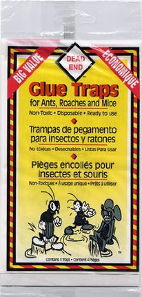 4 paquets de pièges à colle pour fourmis, cafards et souris