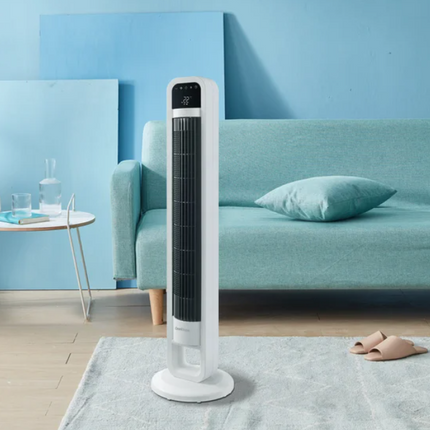 OmniBreeze, Premium 96 cm (38 in.) Tower Fan with Internal Oscillation and Wi-Fi , Black