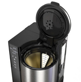 Hamilton Beach , Easy Measure 14 Cup Programmable Coffee Maker with Touch Display and Reusable Filter, Black