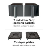 Ninja® Foodi® 6-in-1 10-qt. XL 2-Basket Air Fryer with DualZone™ Technology
