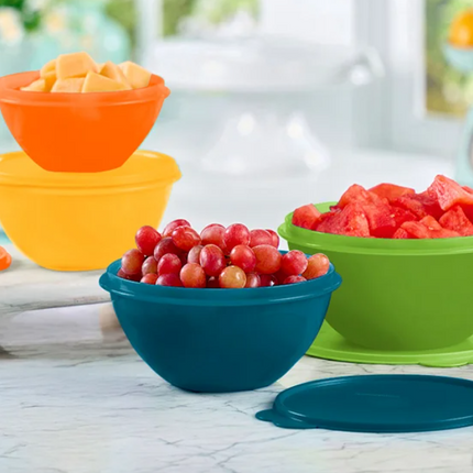 Tupperware , Wonderlier Collection Food Storage Containers, 8-pieces , Multi-colored