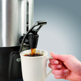 Proctor Silex Coffee Urn, Black and Stainless Steel