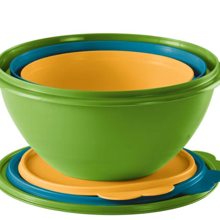 Tupperware , Wonderlier Collection Food Storage Containers, 8-pieces , Multi-colored