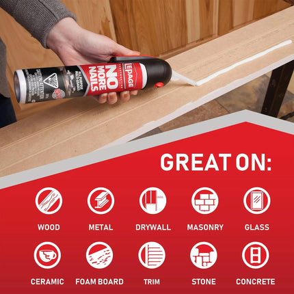 Lepage No More Nails All Purpose Construction Adhesive