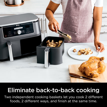 Ninja® Foodi® 6-in-1 10-qt. XL 2-Basket Air Fryer with DualZone™ Technology