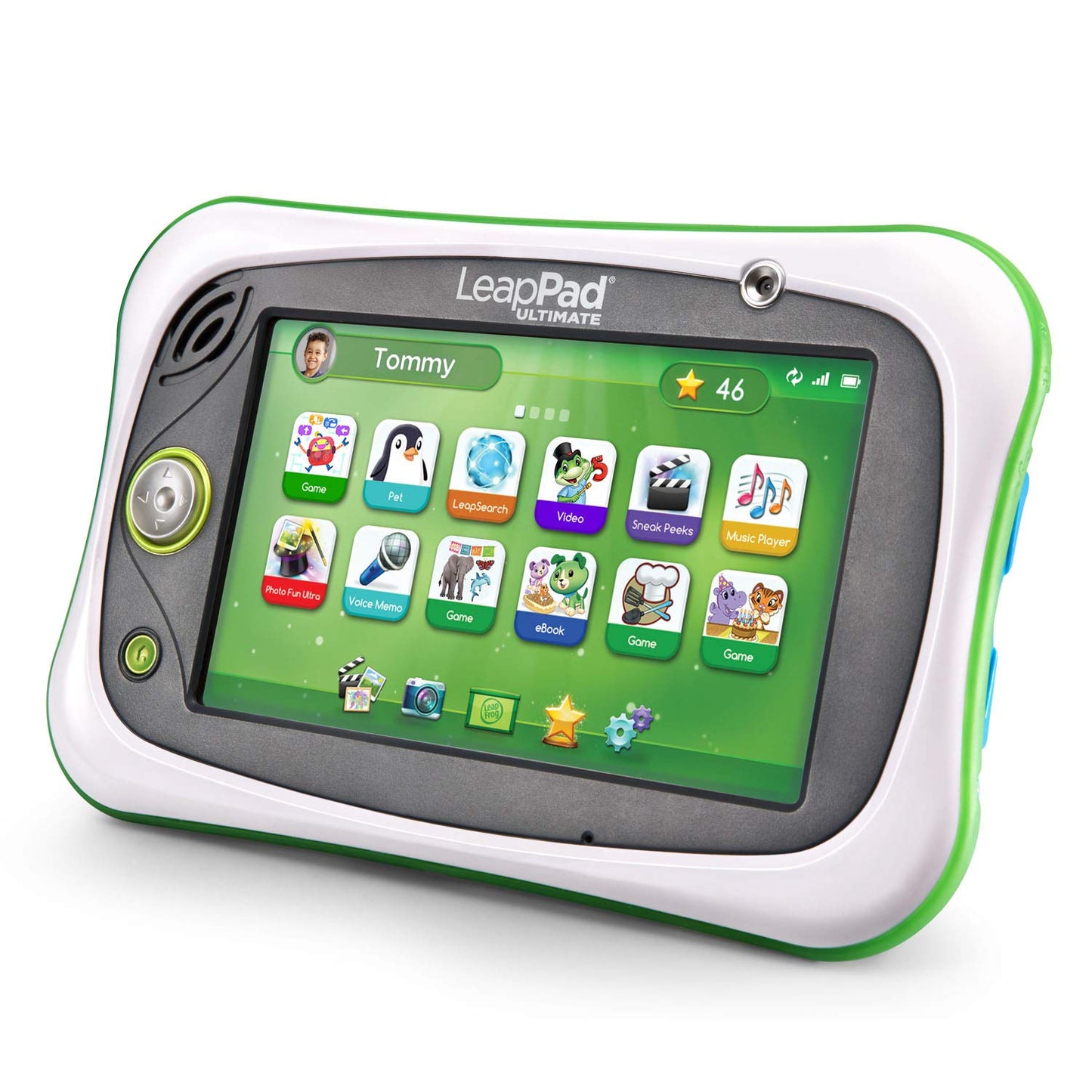 LeapFrog LeapPad Ultimate Get Ready for School Tablet, Green (English Version)