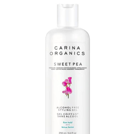 Gel coiffant pur et naturel sans alcool Carina Organics