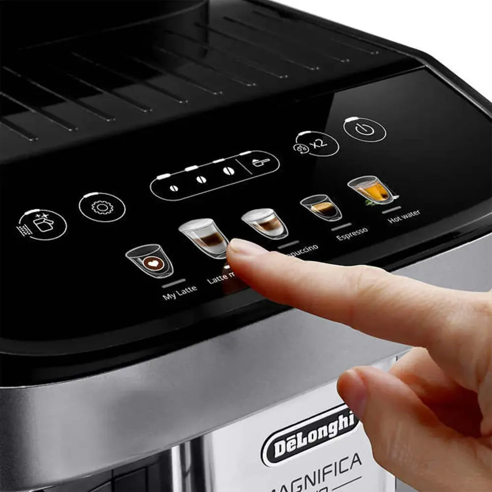 DELONGHI ECAM29063SB Magnifica Evo with LatteCrema System Super Automatic Machine- Quality Recertified with Home Essentials Warranty