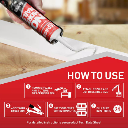 Lepage No More Nails All Purpose Construction Adhesive
