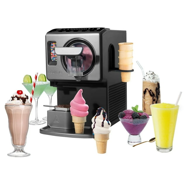 Gourmia 2 L (2.11 qt.) Automatic Soft Serve Ice Cream and Frozen Drink Maker