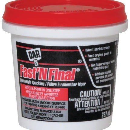237mL Fast'n Final Off White Lightweight Spackling Wall Compound