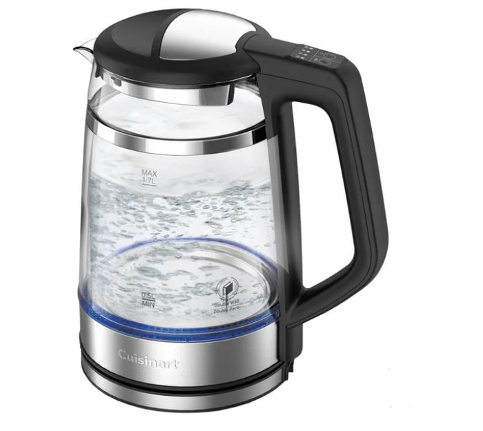 Cuisinart , Digital Double Layer Glass Tea Kettle, Black