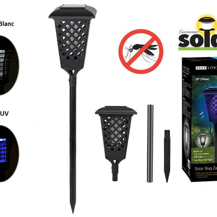 DECOLITE Solar LED & UV Bug Zapper Lamp - 49029